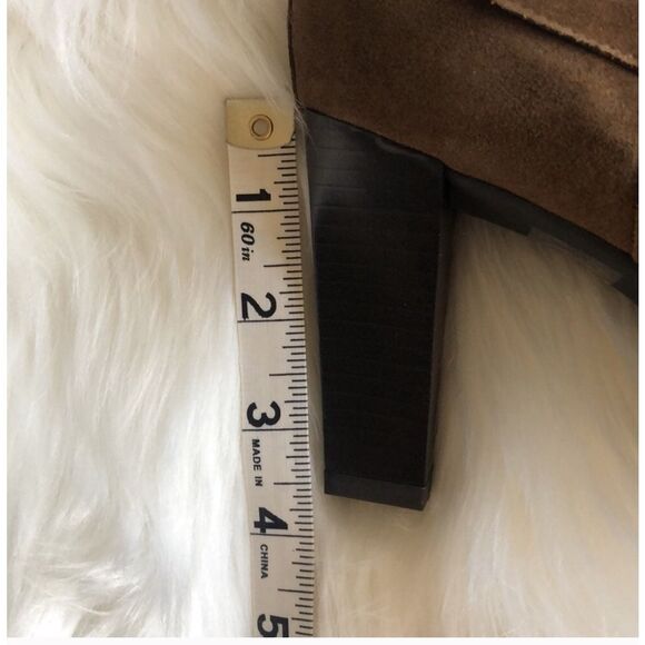 Franco Sarto Idrina Suede Ankle Boots 8M - Picture 5 of 7